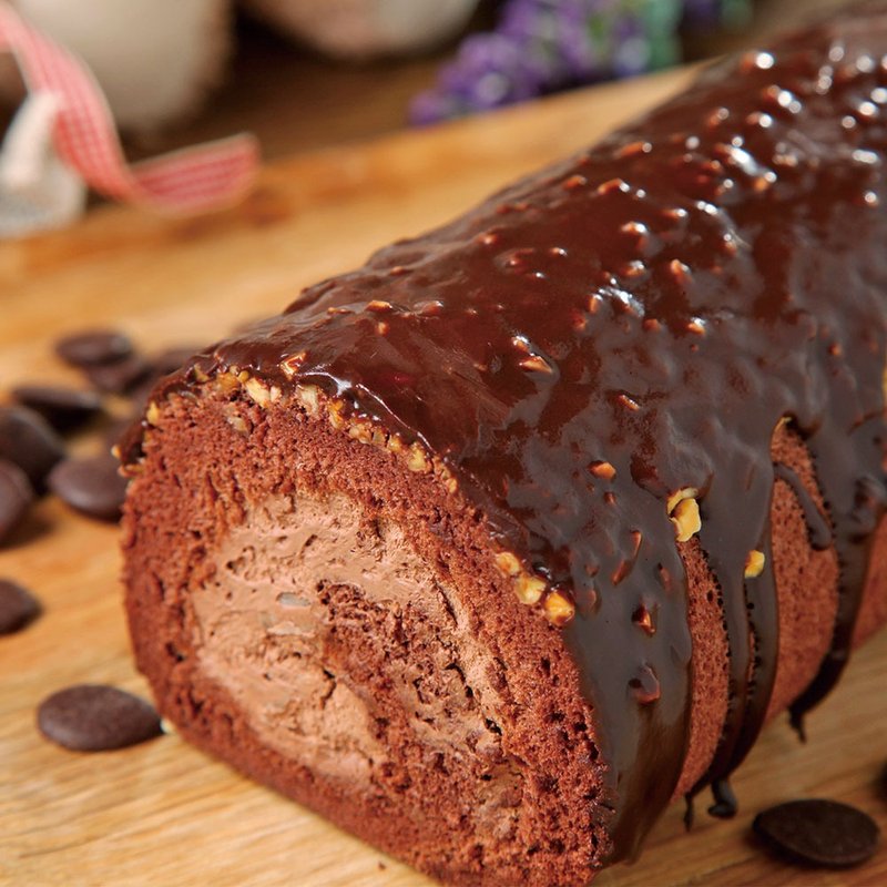 金莎巧克力蛋糕卷 - 蛋糕/甜点 - 新鲜食材 黑色