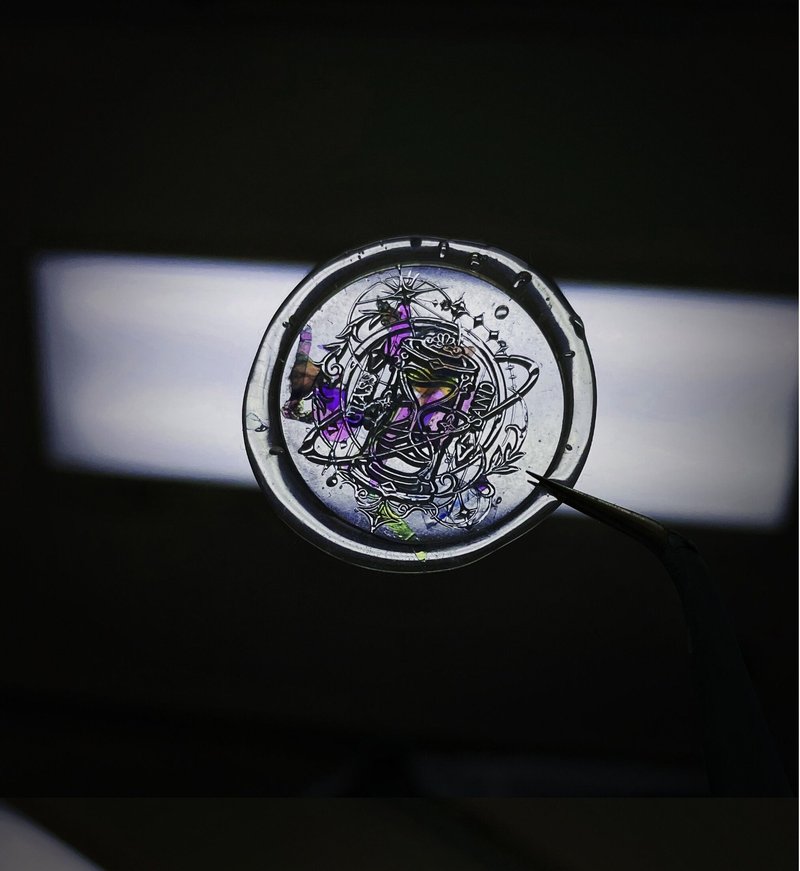 星宿砂时计 星系沙漏  火漆封蜡印章 Wax seal - 印章/印台 - 铜/黄铜 白色