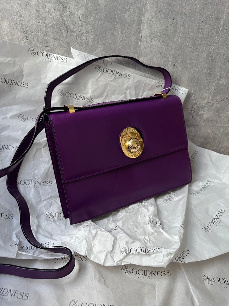 中古包 CELINE 赛琳 星球系列 Constance 康康包 - 手提包/手提袋 - 真皮 紫色