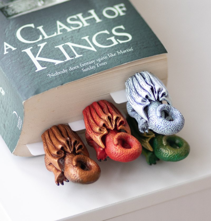 Dragon Bookmark From Authentic MyBookmark - 书签 - 粘土 多色