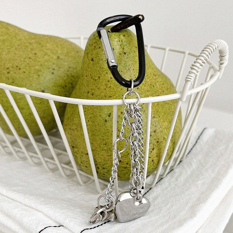 混搭层叠钥匙圈 - 钥匙链/钥匙包 - 其他材质 银色