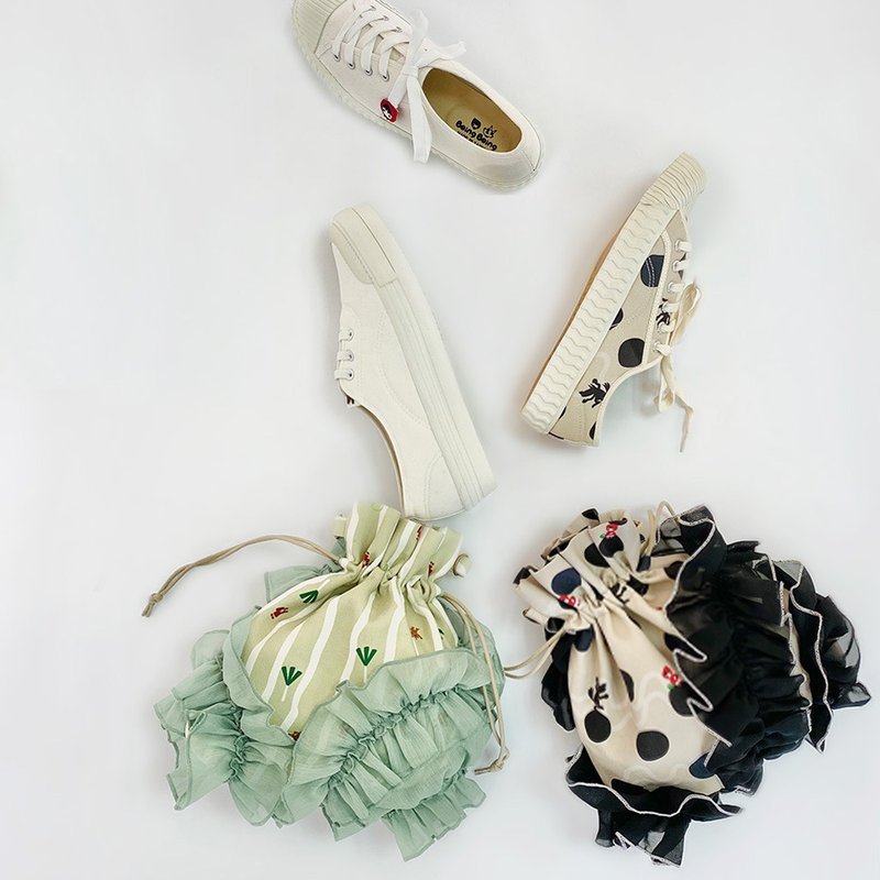 【新年限定・一套穿搭】福袋 女鞋+泡泡包 仅此一档 - 女款休闲鞋 - 棉．麻 多色