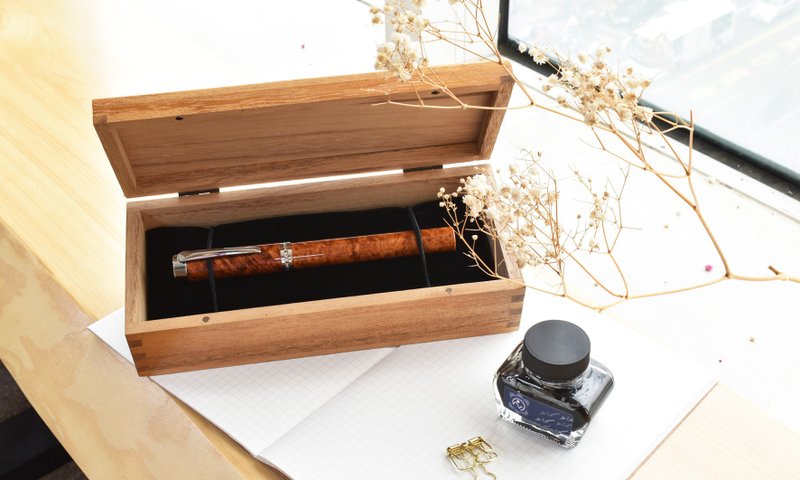 CYPRESS  胡桃木钢笔收藏盒 (纯笔盒) - 铅笔盒/笔袋 - 木头 