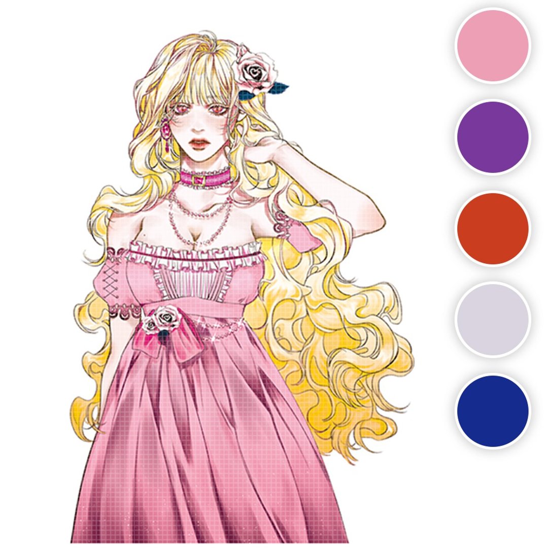 izy (5色) 15 (honne market) 人物贴纸 女孩贴纸 blackraccoon - 贴纸 - 纸 