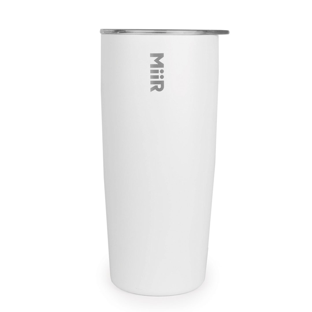 MiiR 双层真空 保温/保冰 随行杯 20oz/591ml 时尚白 滑盖开关盖 - 保温瓶/保温杯 - 不锈钢 白色