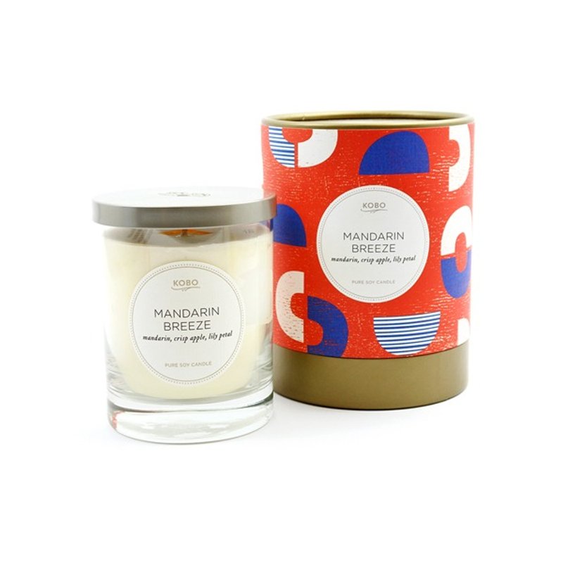 【KOBO】美国大豆精油蜡烛 - 酸甜滋味 (330g/可燃烧80hr) - 蜡烛/烛台 - 其他材质 
