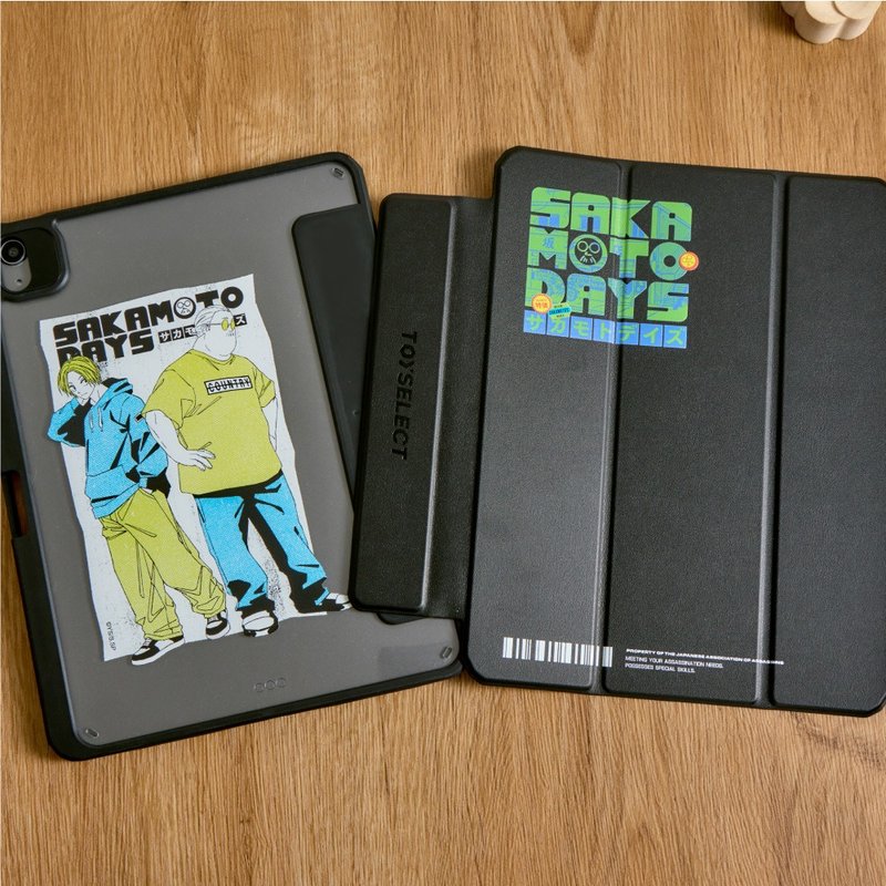 坂本日常坂本太郎与朝仓新强悍磁吸iPad三折/Y折保护壳 - 平板/电脑保护壳 - 塑料 多色