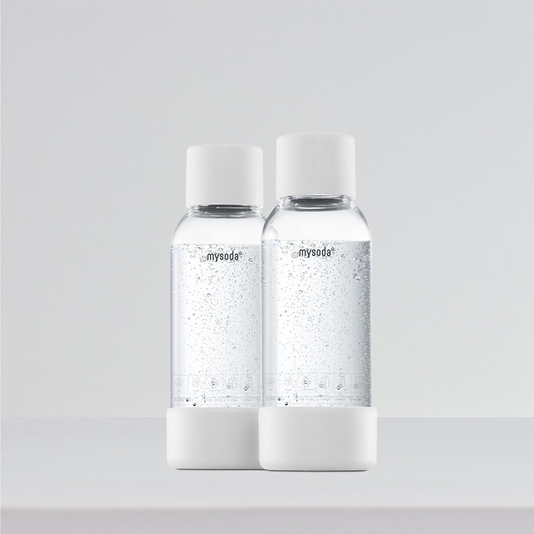 芬兰【mysoda】0.5L专用水瓶-2入-白 - 水瓶/水壶 - 其他材质 白色