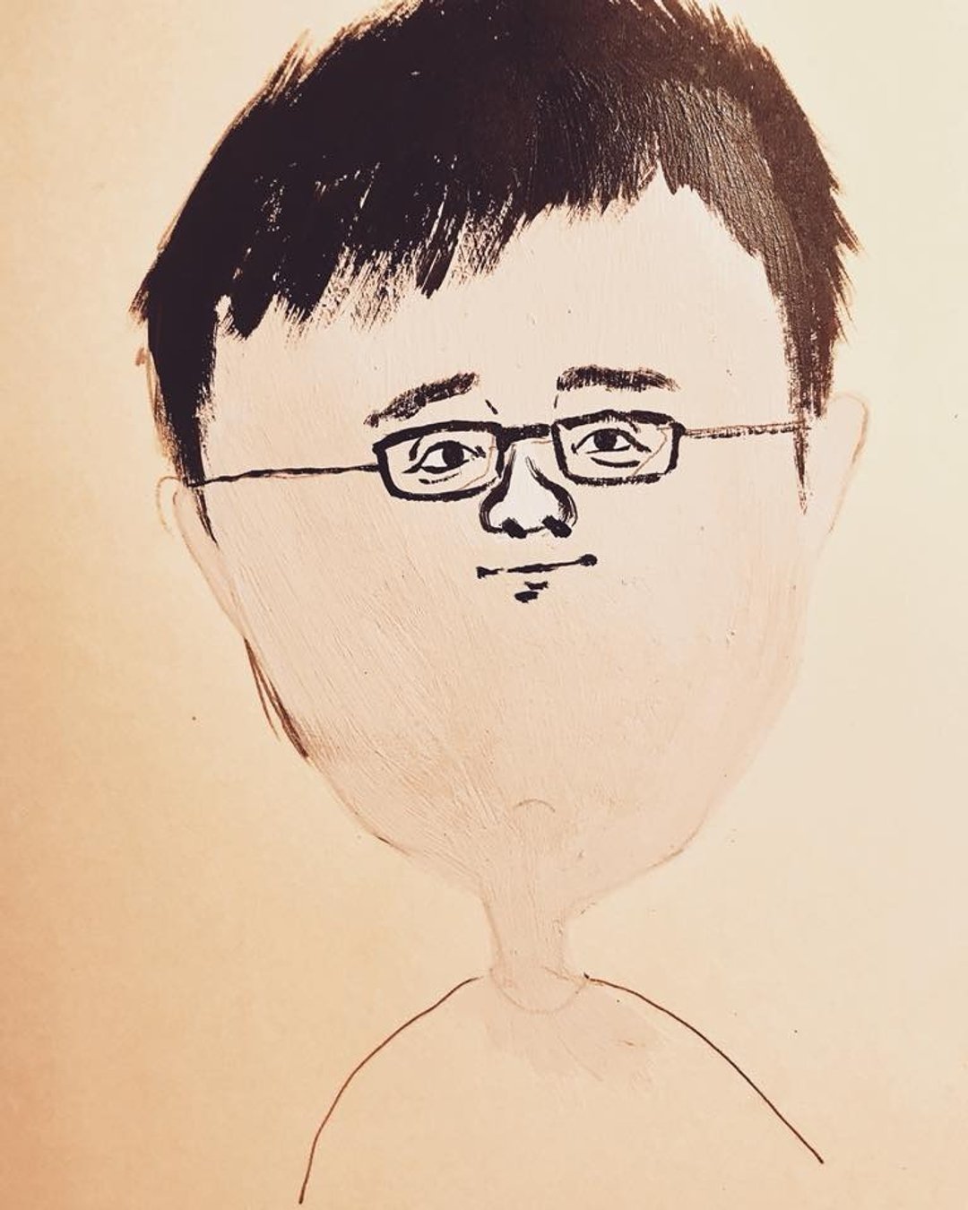 可爱搞怪似颜绘 定制化人像-1人 生日/情人节/结婚/圣诞节/求婚 - 订制画像 - 纸 多色