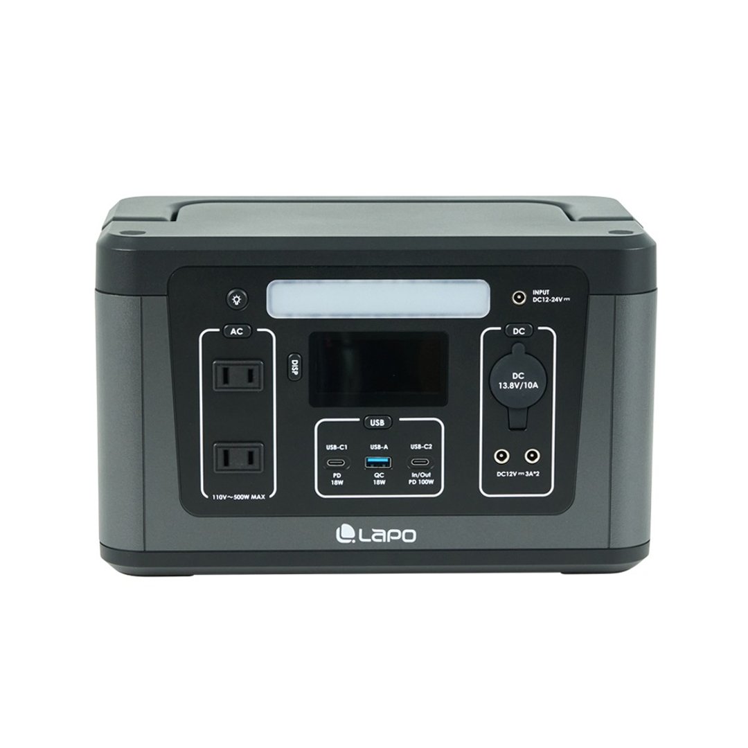 LaPO 500W 携带式储能快充行动电源 LPB-500G - 充电宝/传输线 - 其他材质 黑色