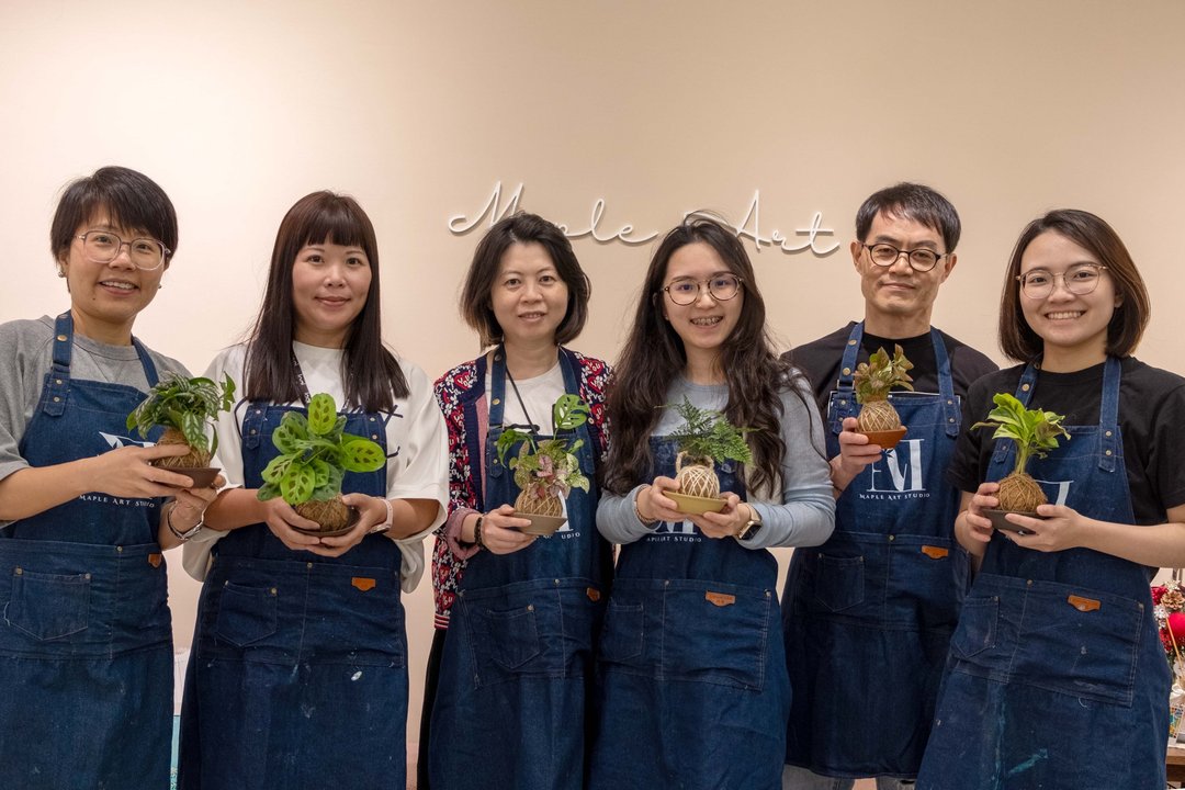 【职人体验】植疗苔球手作x新竹竹北x三人成团x企业团体x文化币 - 植栽 - 植物．花 