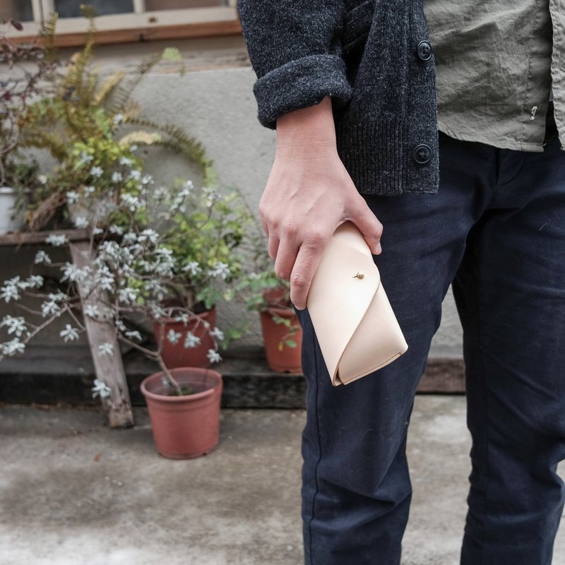 欧洲植鞣革 真皮眼镜包 眼镜盒 植鞣革原色 可印字/吉.co - 眼镜/眼镜框 - 真皮 多色