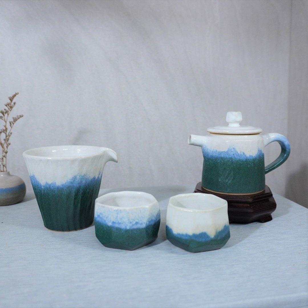 青山茶具组 - 茶具/茶杯 - 陶 多色