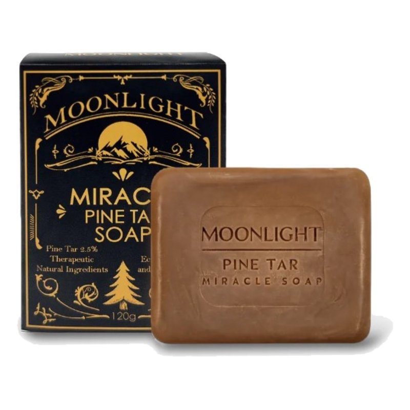 【Moonlight 莯光】 松焦油奇迹护肤皂 120g - 肥皂/手工皂 - 其他材质 咖啡色