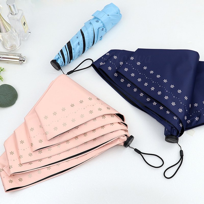 Hoswa 【轻极限·芯漾羽毛】仅105g碳纤维最轻折伞~随身雨伞首选 - 雨伞/雨衣 - 聚酯纤维 多色