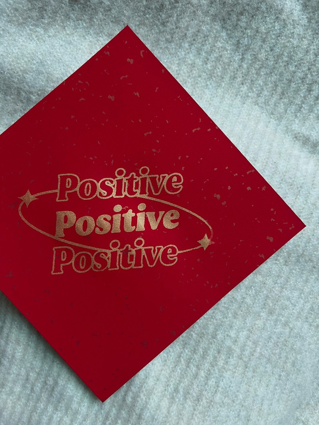 手工绢印英文春联 Positive - 红包/春联 - 纸 