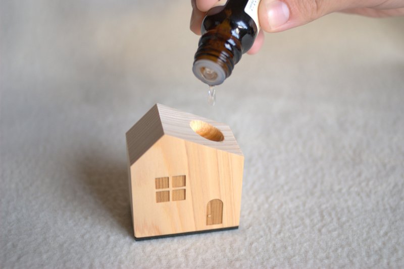 Home aroma diffuser - 香薰/精油/线香 - 木头 咖啡色