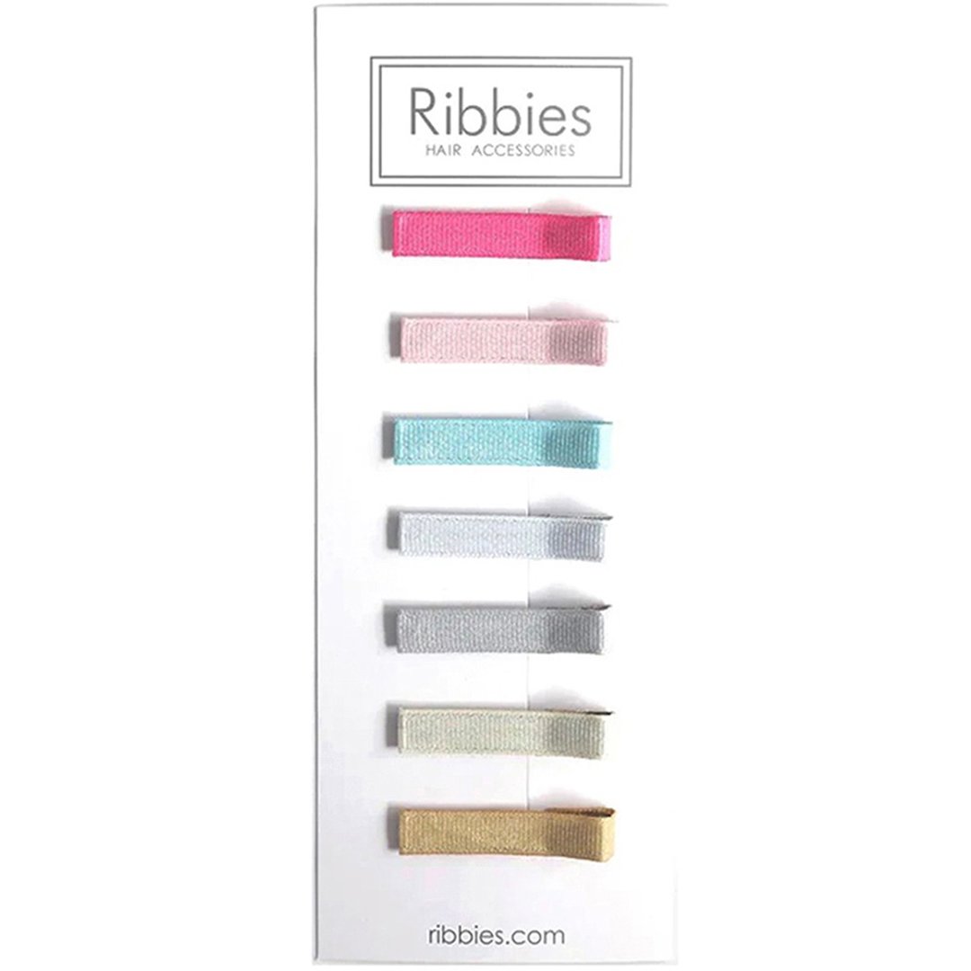 英国Ribbies 闪耀缤纷单色发夹7入组 发饰 儿童发饰 - 婴儿饰品 - 聚酯纤维 