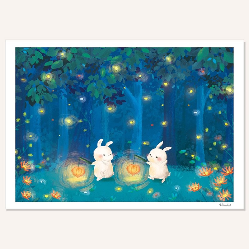 印刷装饰画 挂画 无框画【提灯夜游】 - 海报/装饰画/版画 - 纸 多色