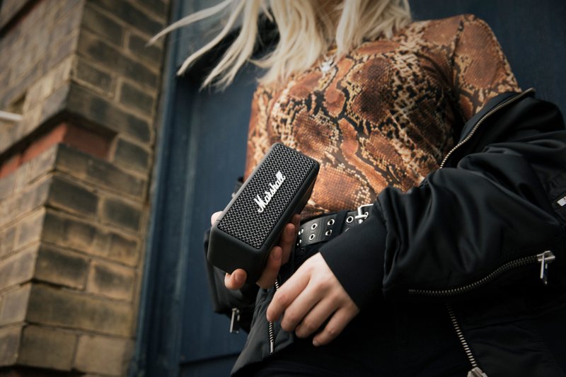 Marshall 马歇尔 Emberton 便携蓝牙喇叭 (黑色 / 军绿色) - 扩音器/喇叭 - 其他材质 