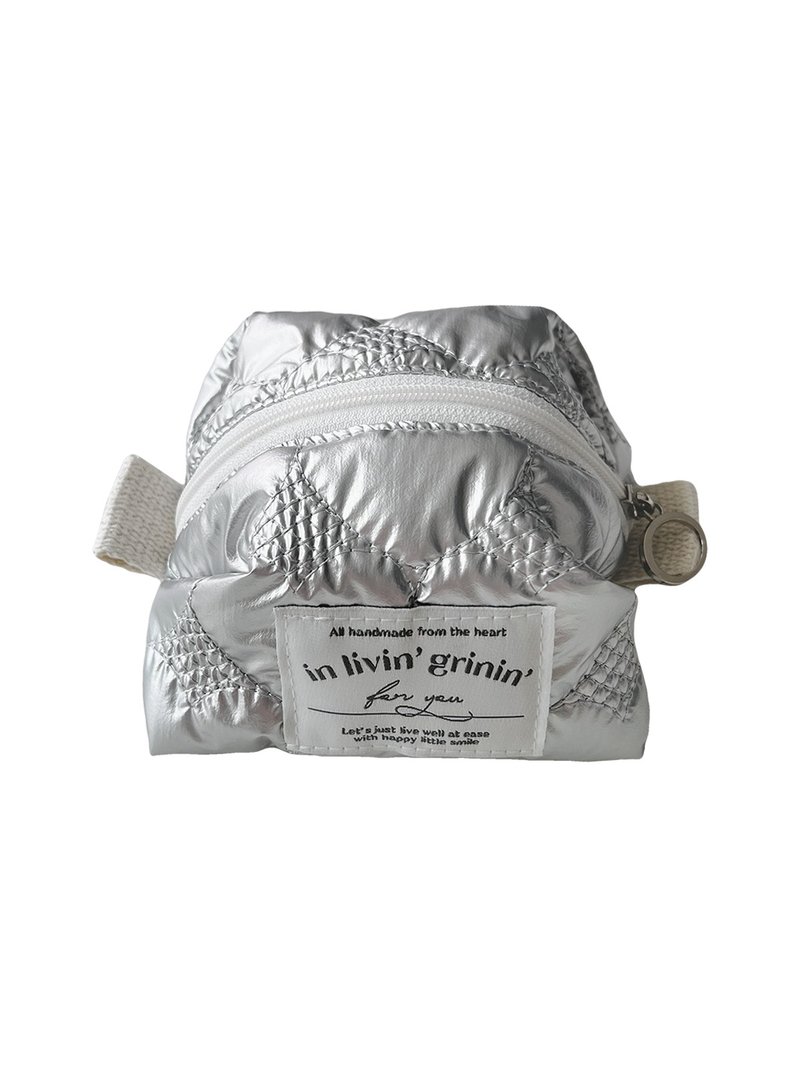 爱心衍缝 S_银色款 - 化妆包/杂物包 - 其他人造纤维 银色