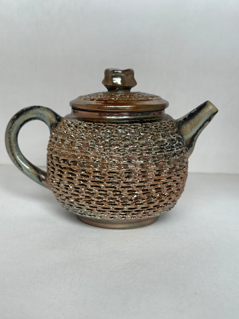 柴烧金银彩冰烟壶 - 茶具/茶杯 - 陶 