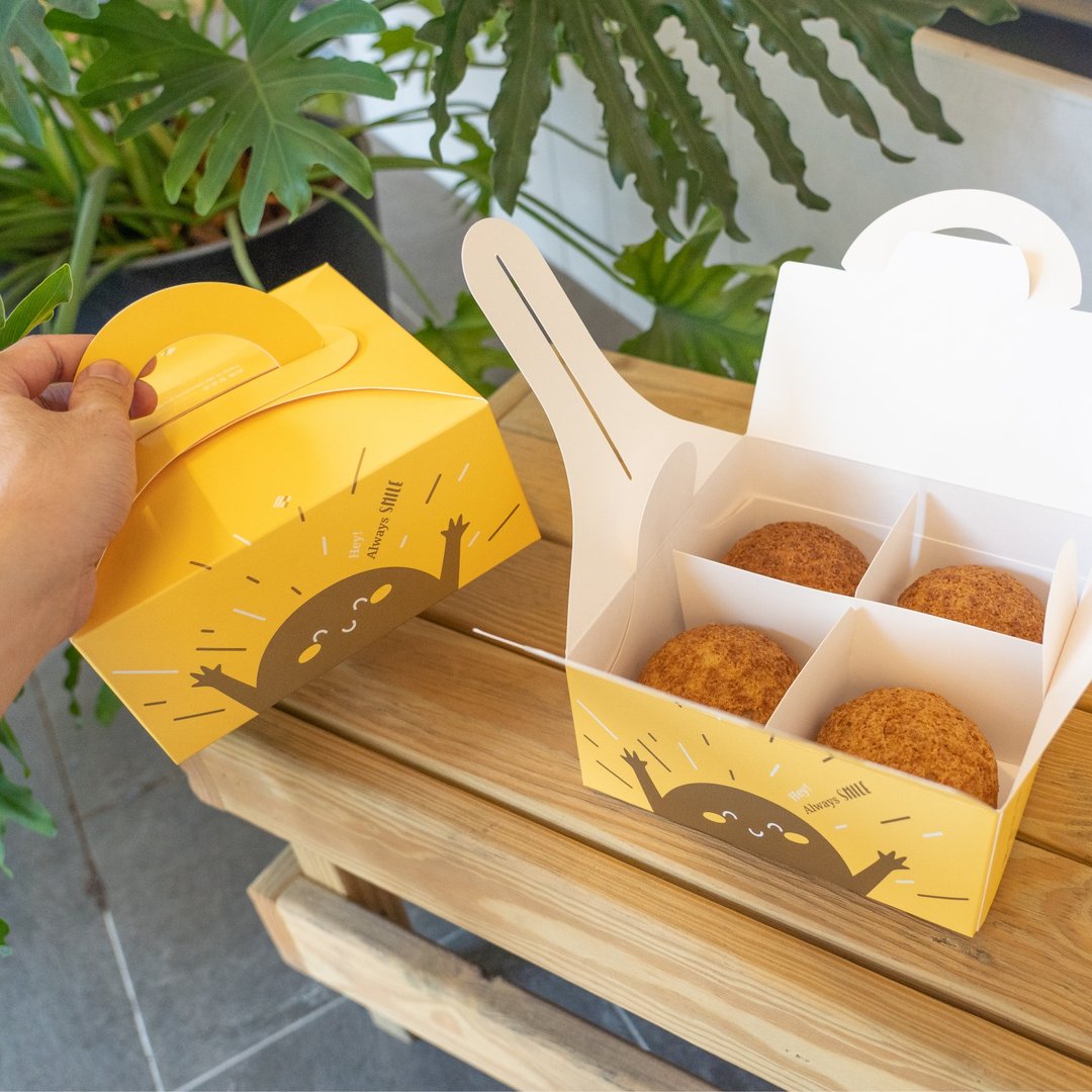 恋恋香草/金沙巧克力脆皮奶酪泡芙礼盒 - 蛋糕/甜点 - 新鲜食材 白色