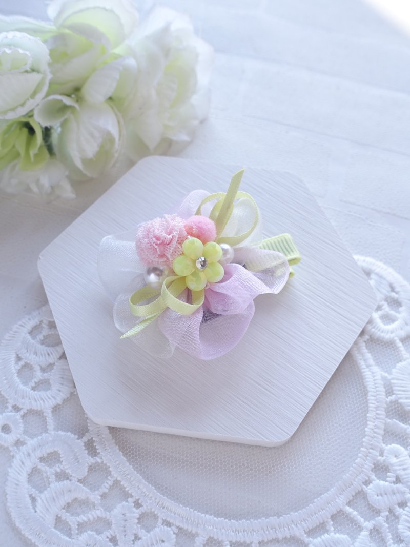 渐变幻彩花花发饰 头饰 发夹  发圈  。 送礼自用 - 发饰 - 其他材质 