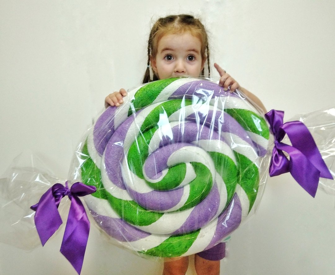 Candy land props - Giant fake candy - Giant lollipop candy - swirled lolly decor - 其他 - 塑料 