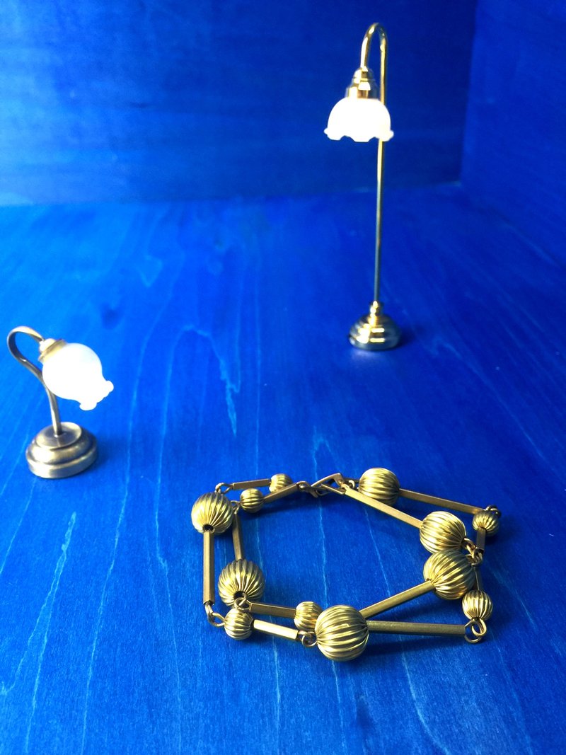 圆球手链 - 手链/手环 - 其他金属 咖啡色