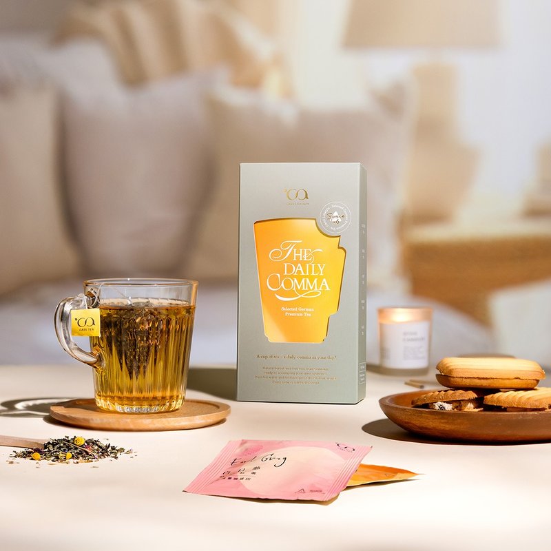 【CASS TEA】The Daily Comma 逗留 | 德国综合花果茶茶包 6 入/盒 - 茶 - 植物．花 绿色