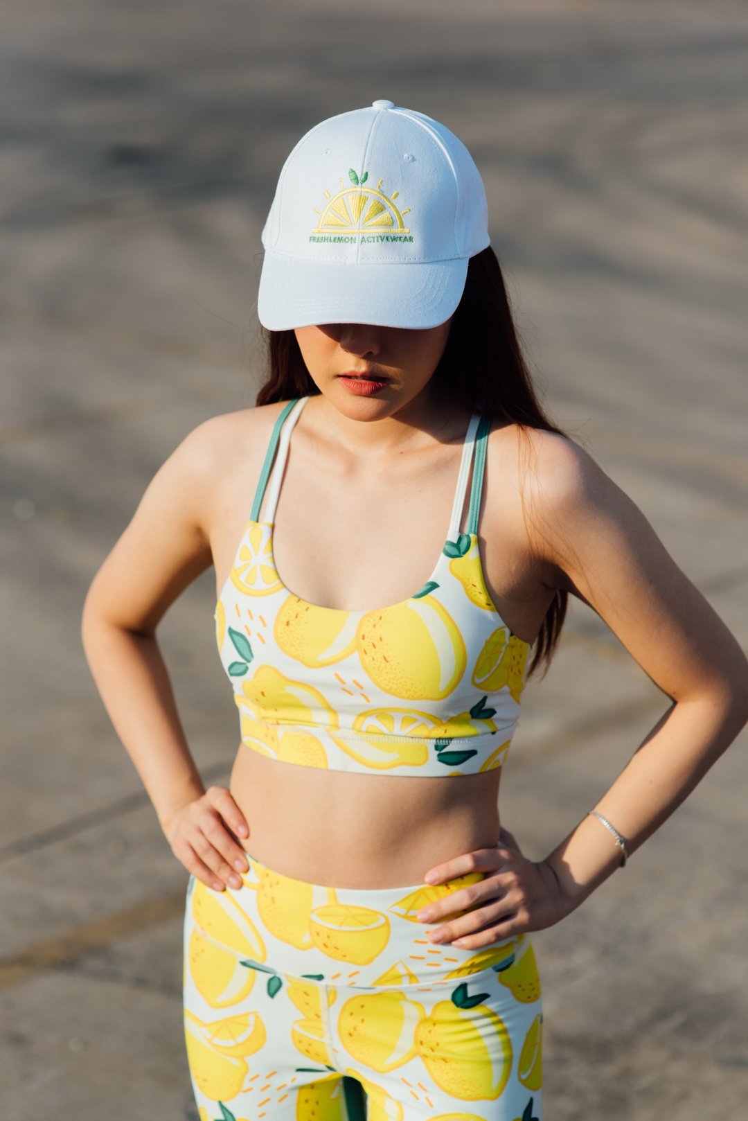 FreshLemon Sports Bra - Lemon (Yellow) - 女装运动衣 - 其他人造纤维 