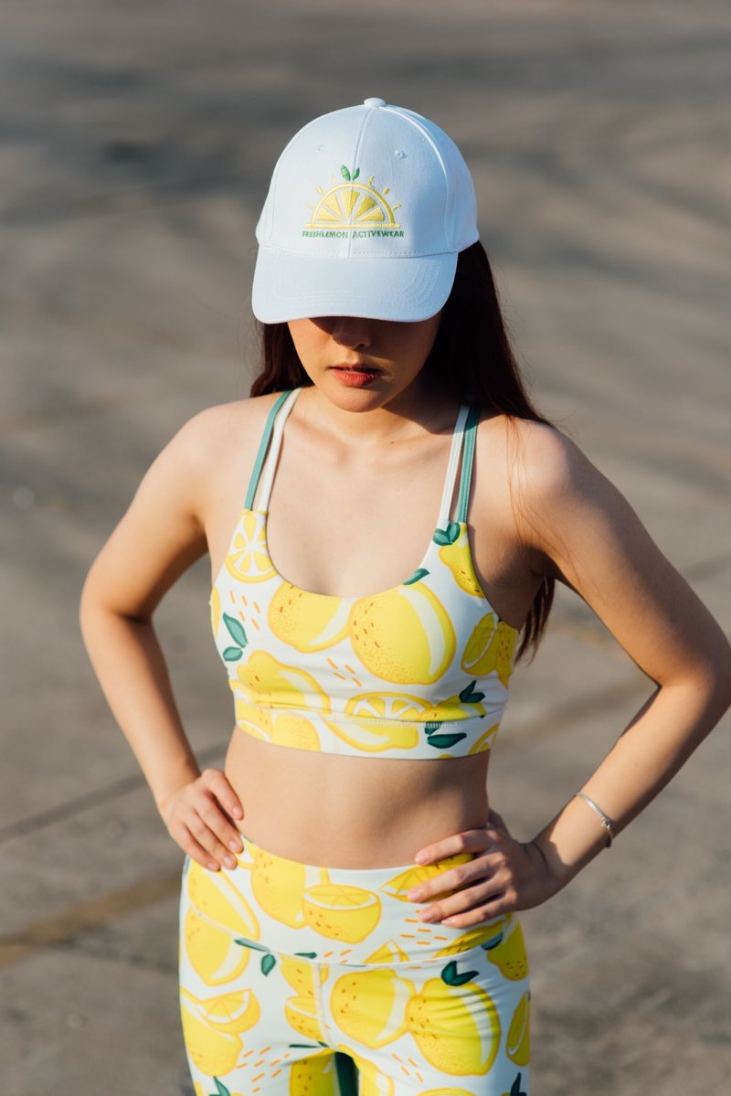 FreshLemon Sports Bra - Lemon (Yellow) - 女装运动衣 - 其他人造纤维 