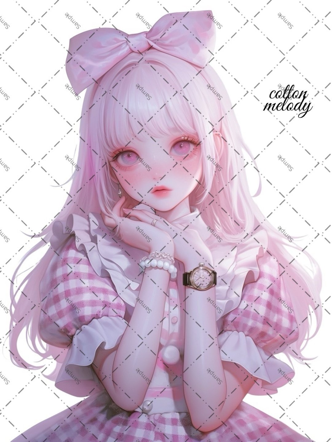 原创贴纸 no.H7 人物贴纸 原创贴纸 原创人物贴纸 装饰贴纸 cotton melody - 贴纸 - 纸 