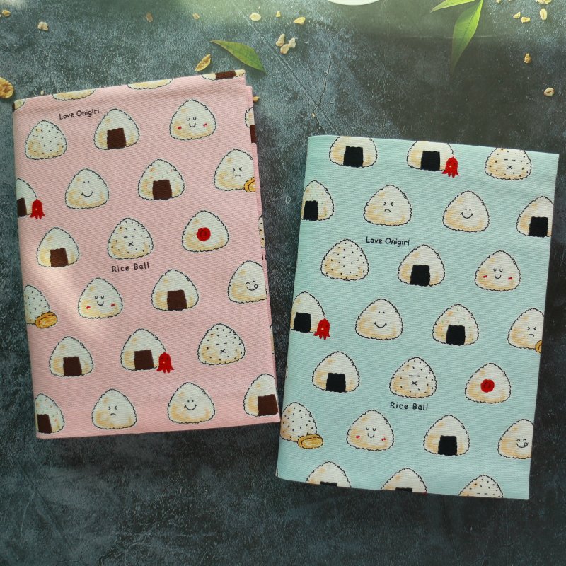 【小饭团】有两色 书衣 书套 书皮 可调式书衣 手工布书衣 - 书衣/书套 - 棉．麻 