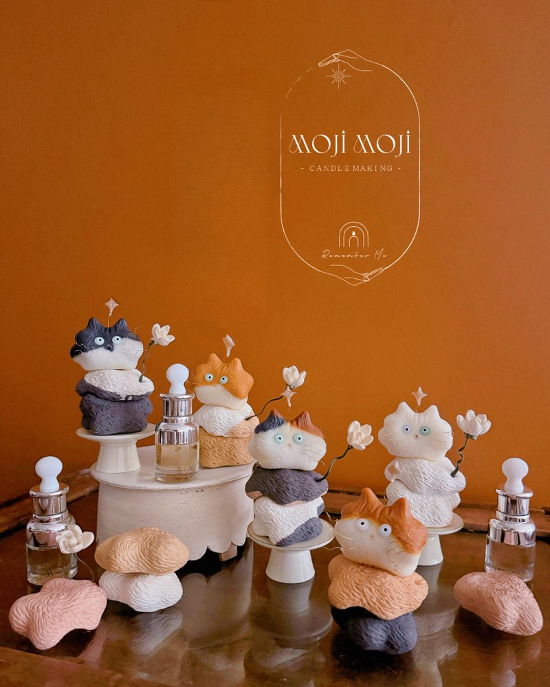 冰淇淋来 3球-猫猫扩香组 - 香薰/精油/线香 - 蜡 