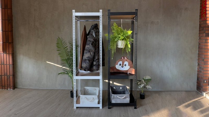 台湾制/优米/角钢/好室计划- 工业风角钢挂衣层架 衣架 层架 - 其他家具 - 其他材质 