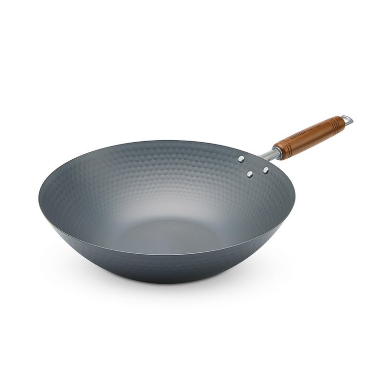 日本燕三条制铁流 顶级窒化铁锅系列 槌目北京锅 30cm - 厨房用具 - 其他金属 
