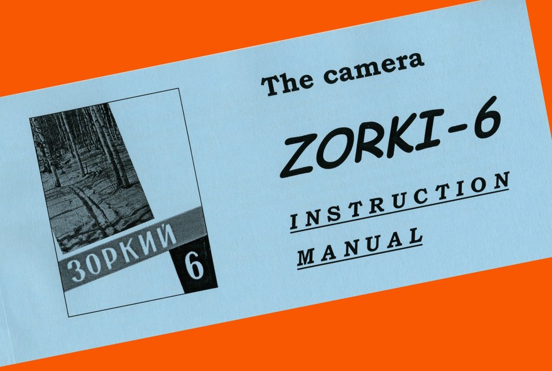 ZORKI-6 35mm RF 相机苏联徕卡英文手册副本说明书 - 相机 - 纸 