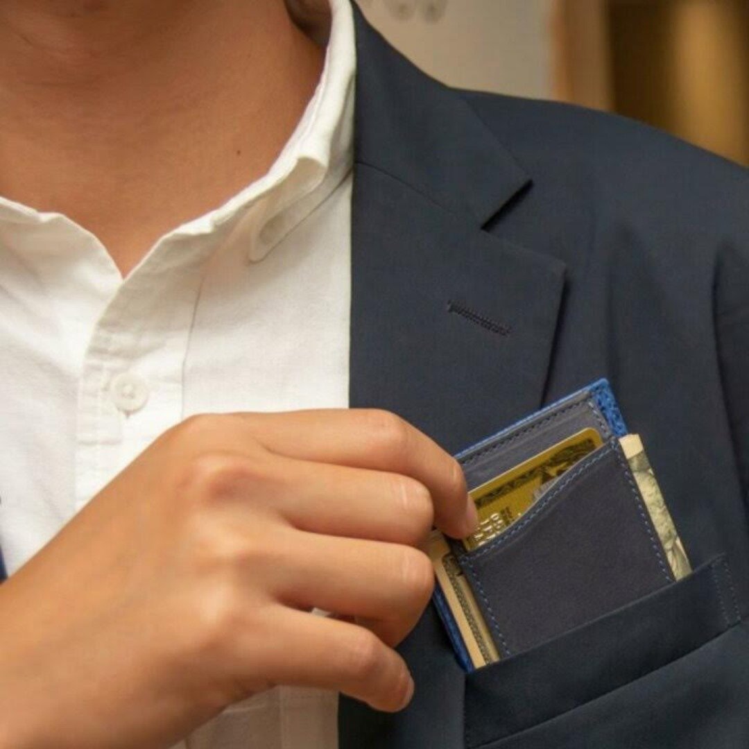 【日本直送】鲨鱼皮通行证钱包_O-010 - 皮夹/钱包 - 真皮 