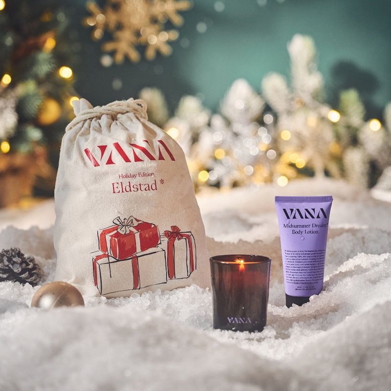 圣诞限定香氛蜡烛礼袋 三款任选 - 身体护肤/按摩油 - 其他材质 多色