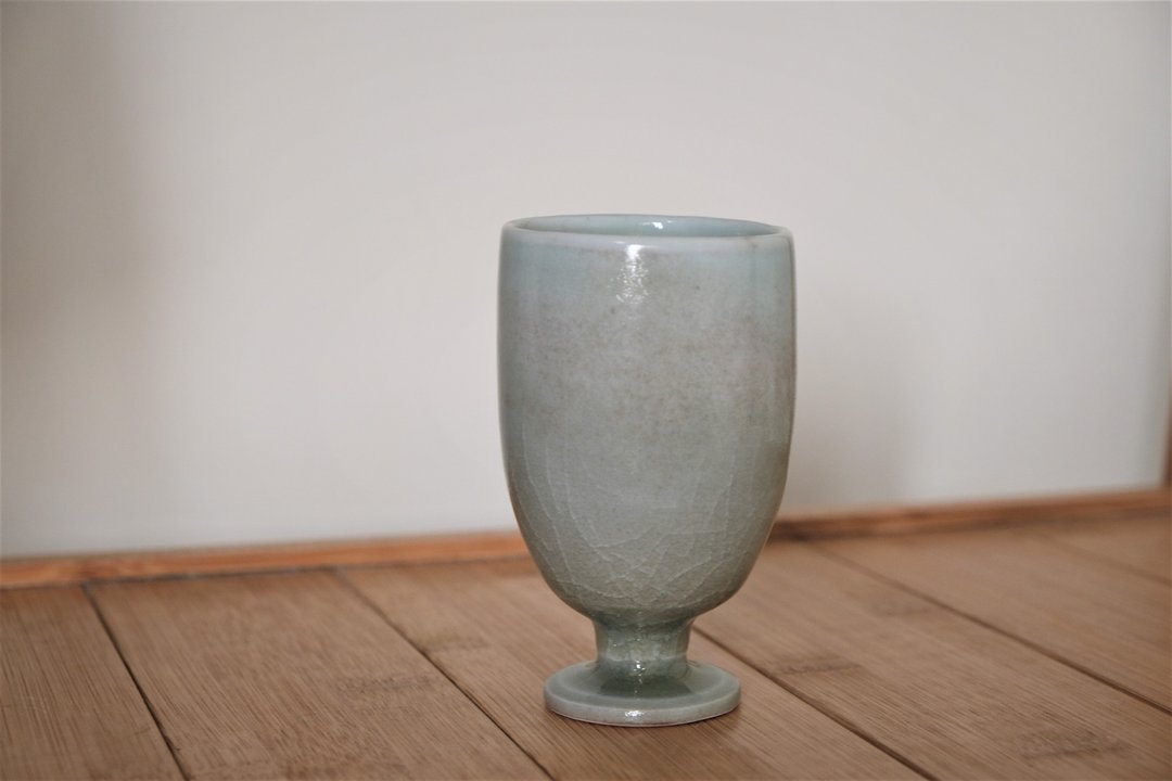 择日025 - 生活食器 高脚杯 情人节 - 其他杯子 - 陶 白色