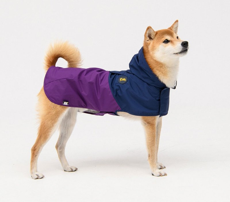 韩国 ppuya 抱抱 透气机能雨衣 2代 - 紫色 中大型犬适用 - 衣/帽 - 其他材质 紫色