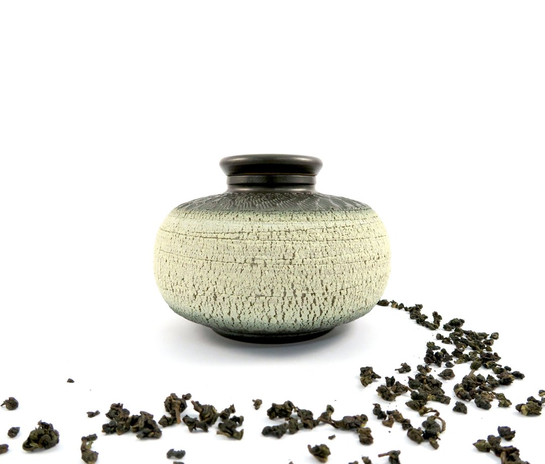 添兴窑/樟香茶仓-如意(大)-黑白 - 茶具/茶杯 - 陶 灰色