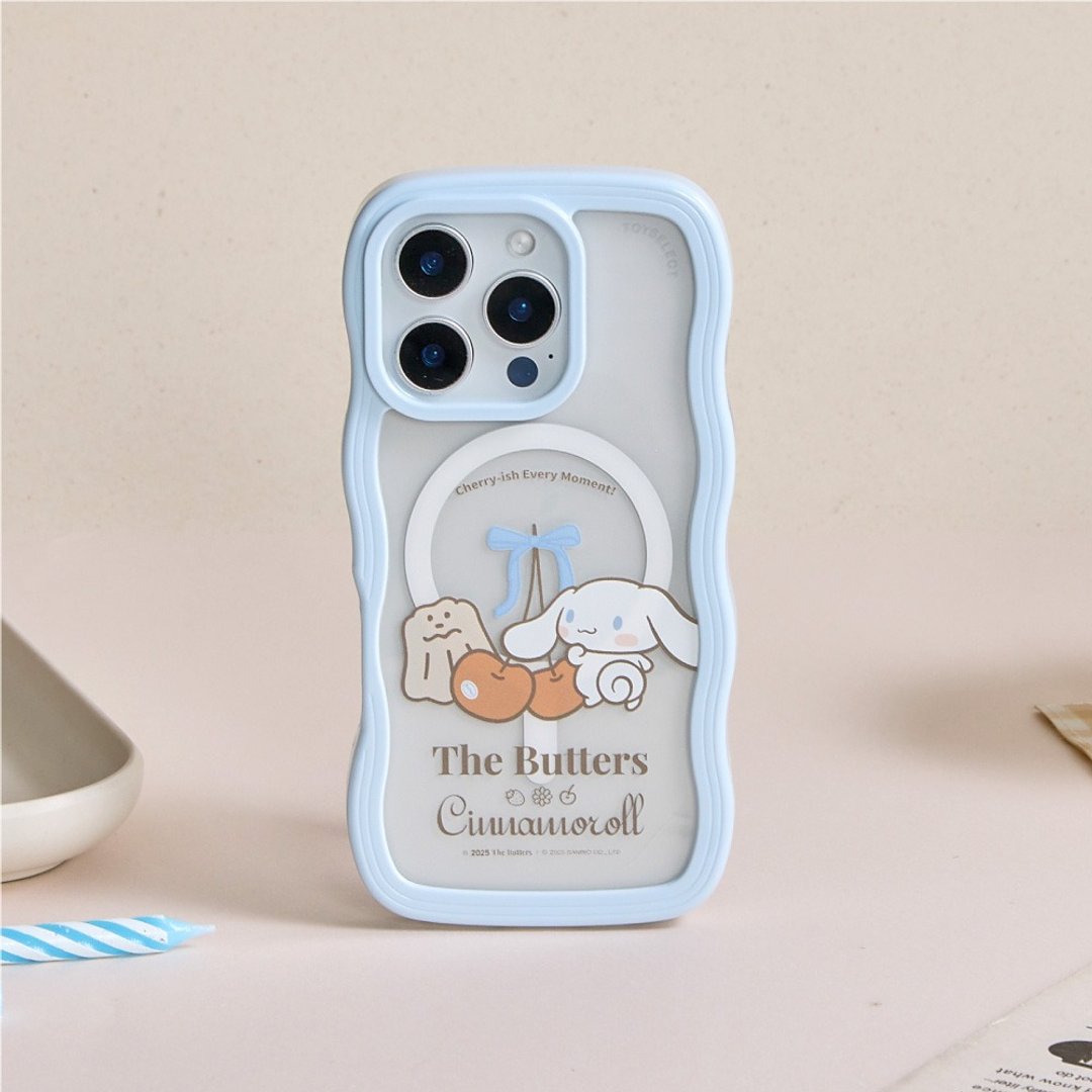 奶油家族x大耳狗樱桃时光云朵波波MagSafe iPhone手机壳 - 手机壳/手机套 - 塑料 多色
