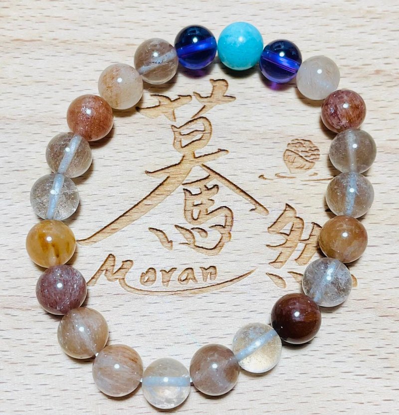 蓦然(手环系列)彩发晶--自信 - 手链/手环 - 水晶 咖啡色