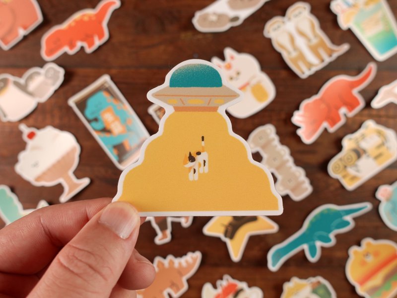 FurryZoo 防水大贴纸 第二代 29款 / 任选三张 - 贴纸 - 纸 多色