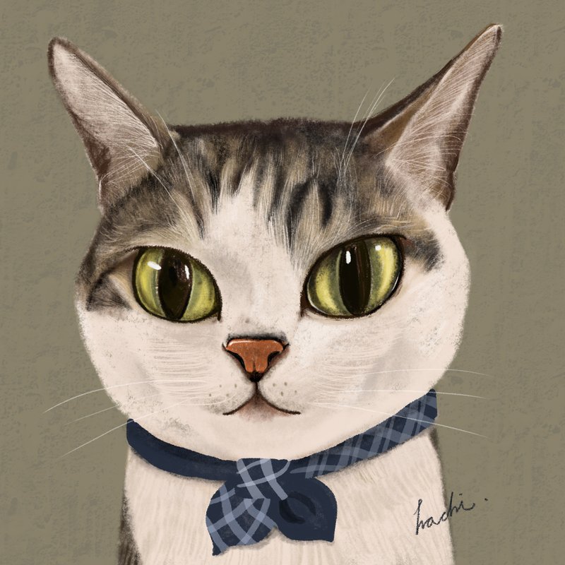 毛小孩宠物大头似颜绘 - ipad+procreate实验室 / 简v老师 - 插画/绘画/写字 - 其他材质 