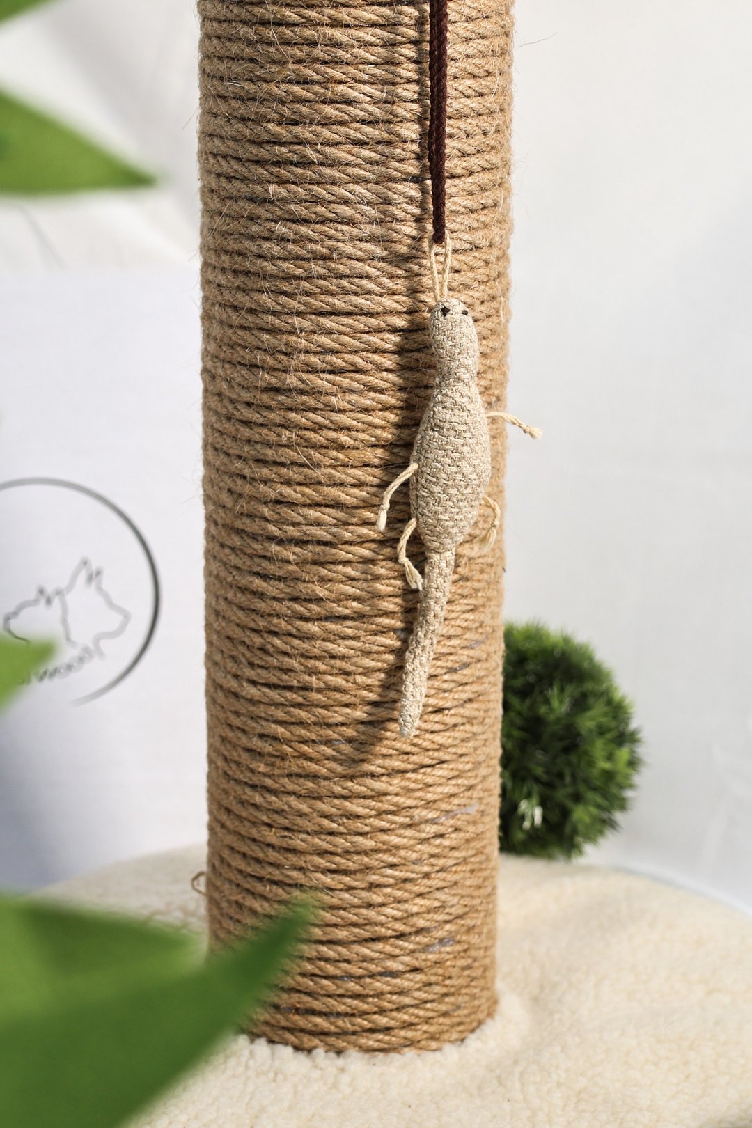 纯手缝 逗猫棒 cat teaser - 壁虎 gecko / 吊饰 / 手作布偶 - 玩具 - 其他材质 