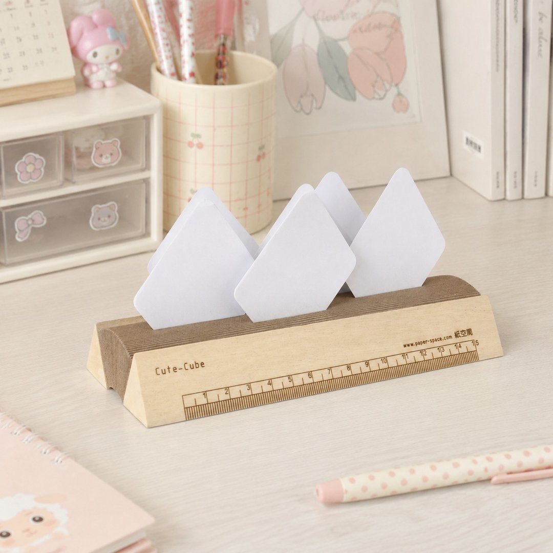 【福袋】文创商品/松木蝴蝶谷 - 送 memo 纸一包。样品出清.交换礼物 - 便条纸/标签贴 - 木头 卡其色